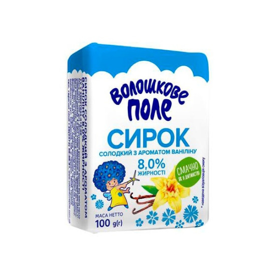 Волошкове Поле Творожная масса с изюмом 8% 200г замор.