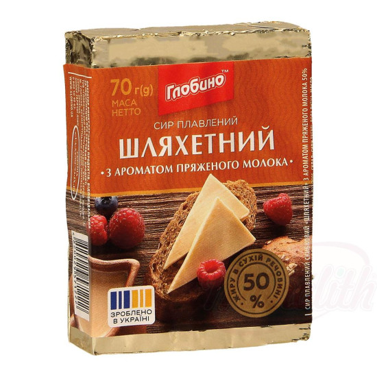 Плавленый сыр шляхетный Глобино 36г