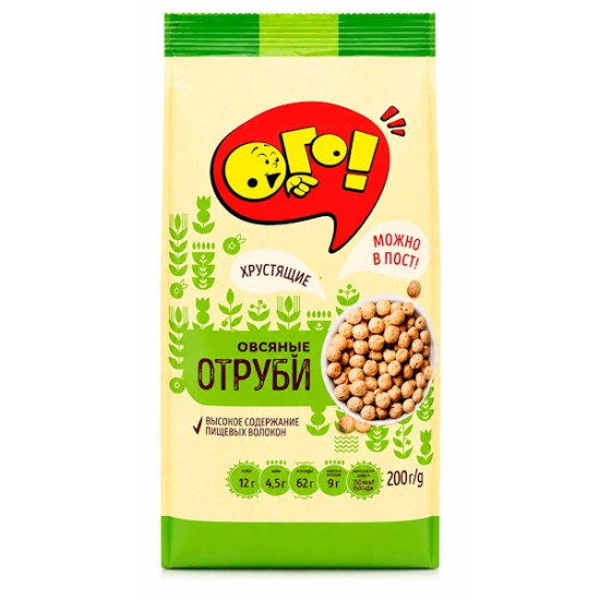 Отруби овсяные 200г ОГО
