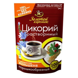 Цикорий растворимый с женьшенем Золотой Корешок 100г