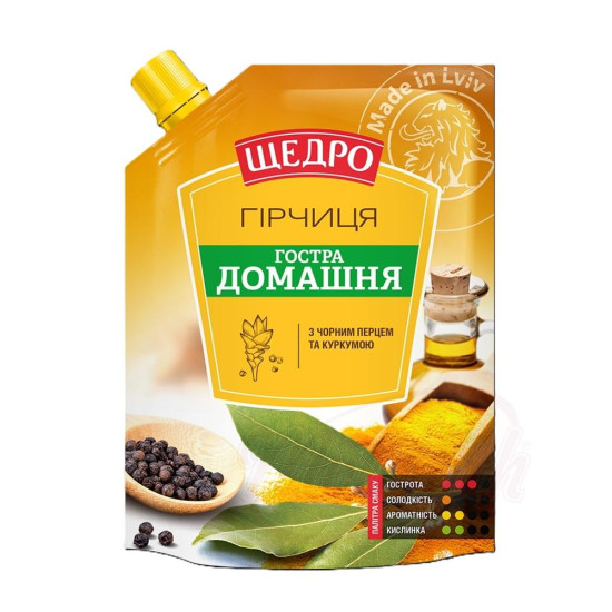 Горчица Щедро домашняя 200г