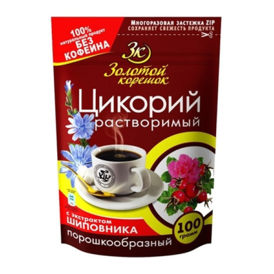 Цикорий Золотой Корешок с шиповником 100г