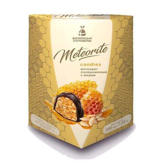 Конфеты Метеорит подсолнечный с медом 200г