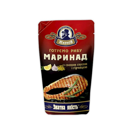 Маринад для рыбы с соевм соусом и овощами 180г д-пак Girnov