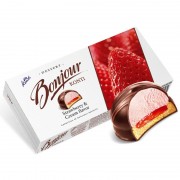 Desszert Bonjour szuflé tejszínes eper 232g