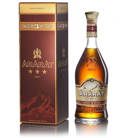 Ararat brandy 3*** díszdobozban 0,5l 40%