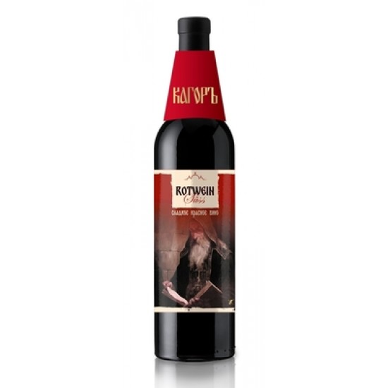 Édes vörös bor Kagor Monah 0,75 L 11,5% alk 