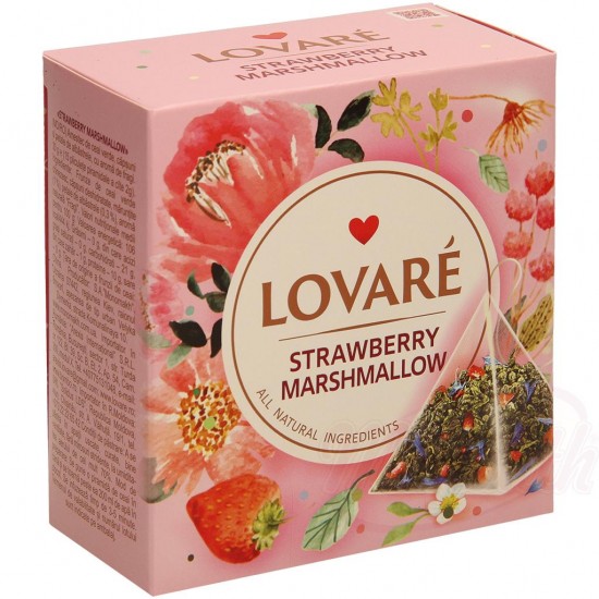 Чай Ловаре 15х2г Клубничный зефир