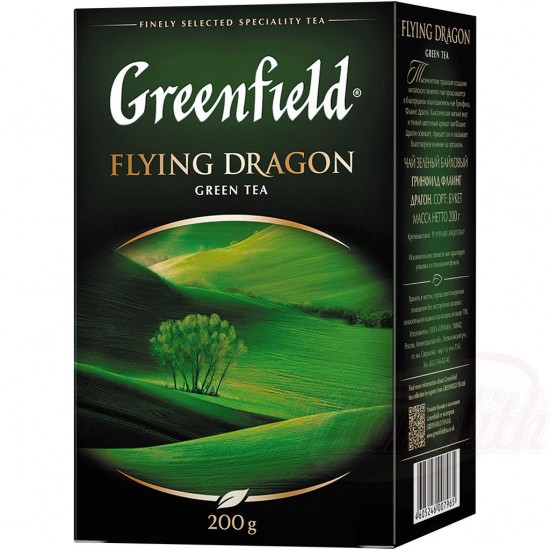 Чай Гринфилд зеленый Flying Dragon 200 г