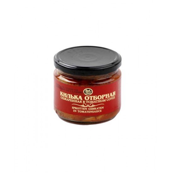 Килька обжаренная в том. соусе стекло BEST TIME 250g