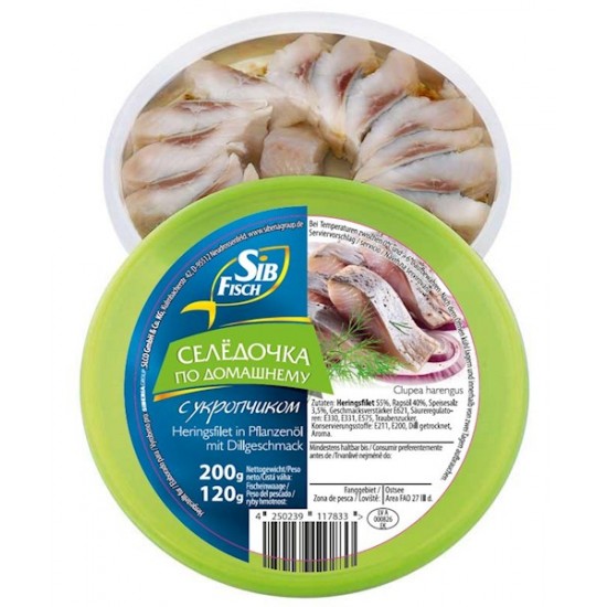Филе сельди с укропом 200г