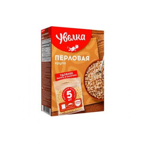 Крупа перловая 5*80г Увелка