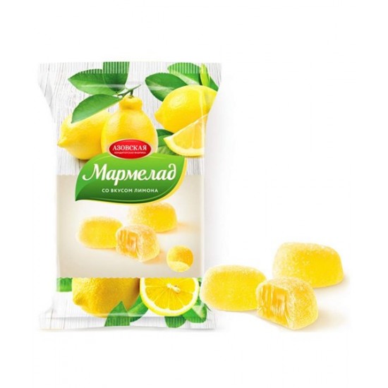 Мармелад вкус лимон 300г Азовская
