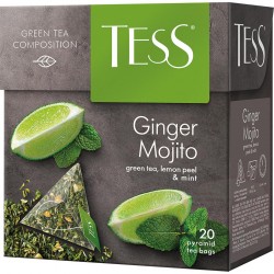 Tess Mojito zöld tea 20*1,8 g (12 db/csomag)