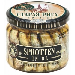 Рижские шпроты в масле Old Riga 250g