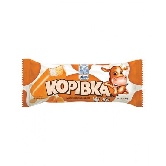 Мороженое КОРОВКА МУ со вкусом ириски 65g