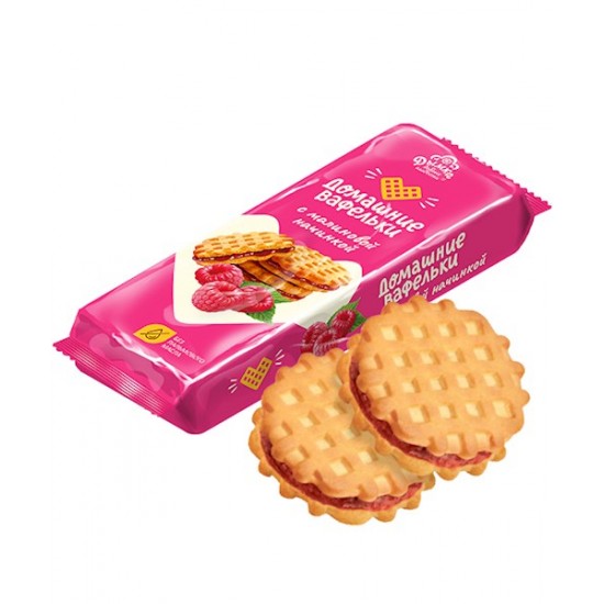 Keksz málnatöltelékkel 155g