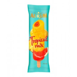 Ananászos/trópusi gyümölcsös fagylalt 70 ml/65 g Aurum