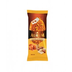 Jégkrém AURUM karamellás földimogyorós bevonatban 100 ml