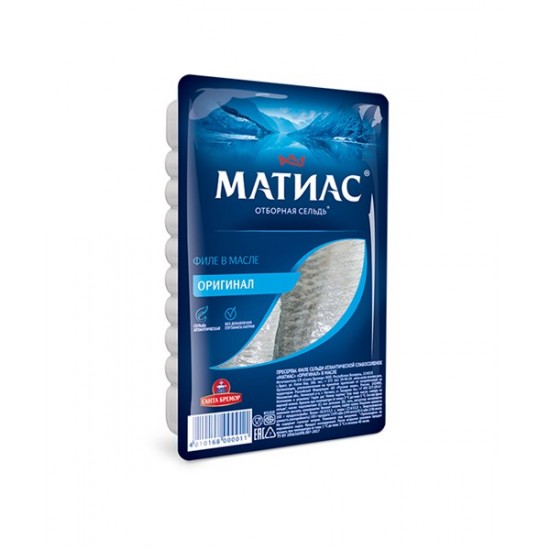 Филе сельди Матиас 250 г.