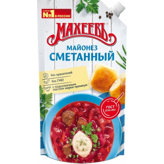 Майонез Махеев сметанный 400г