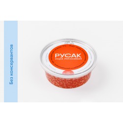 Икра горбуши 200гр свежезамороженная Русак