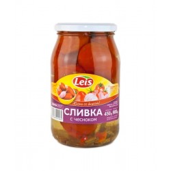 Помидоры сливка с чесноком Лейс 900г