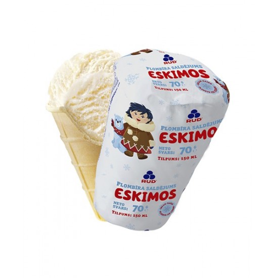 Eskimos plombír jégkrém ostyás pohárban 140 ml