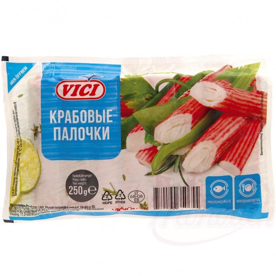 Палочки крабовые заморож. 250гр