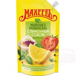 Майонез Махеев провансаль с лимонным соком 380 мл