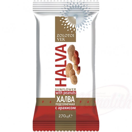 Халва с арахисом Золотой Век 270г