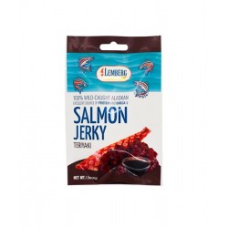 Кусочки красного лосося соленые, сушеные в терияки-соусе 42г