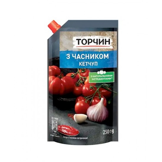 Кетчуп со вкусом чеснок Торчин 250г