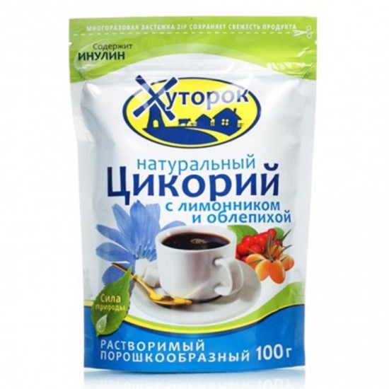 Цикорий с лимонником и облепихой 100г