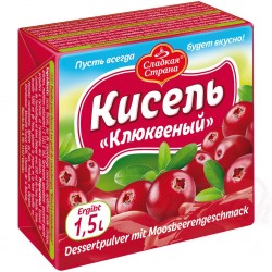 Кисель Сладкая Страна клюква 225г Кисель Сладкая Страна клюква 225г