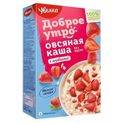 Каша овсяная Доброе Утро клубника 5х40г