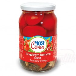 Помидоры Моя СЕМЬЯ  острые 880г