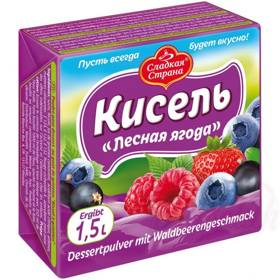 Кисель Сладкая Страна Лесная Ягода 225г