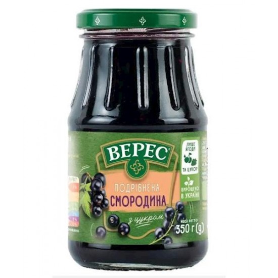 Варенье из черной смородины Верес 350г