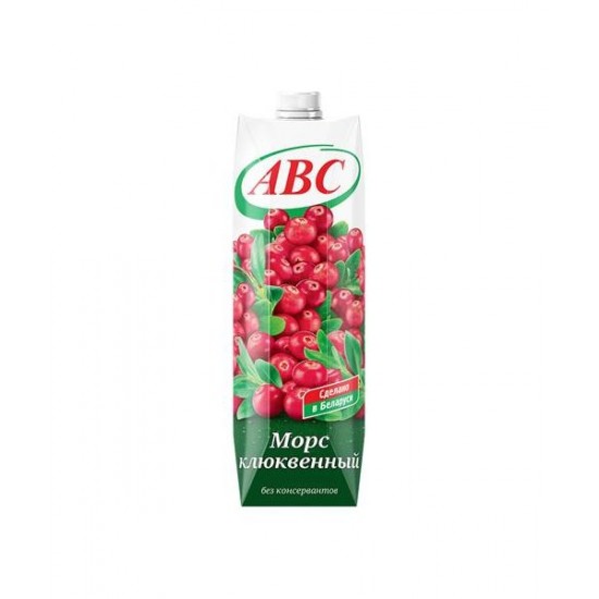 Морс клюквенный АБС 1л