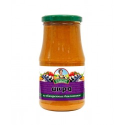 Икра баклажанная Угощ Славянки СТЕКЛО 520г