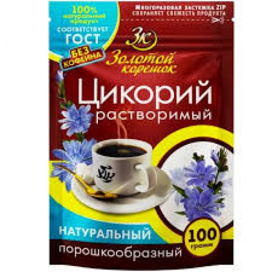 Цикорий натуральный Золотой корешок 100г
