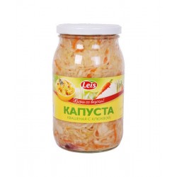 Капуста квашеная с клюквой Лейс 900г