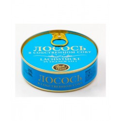 Лосось в собственном соку BEST TIME 200g