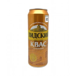 Квас Лидский хлеб 0,45л  мет.бан