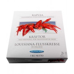 Раки речные вареные(28-35)1 кг