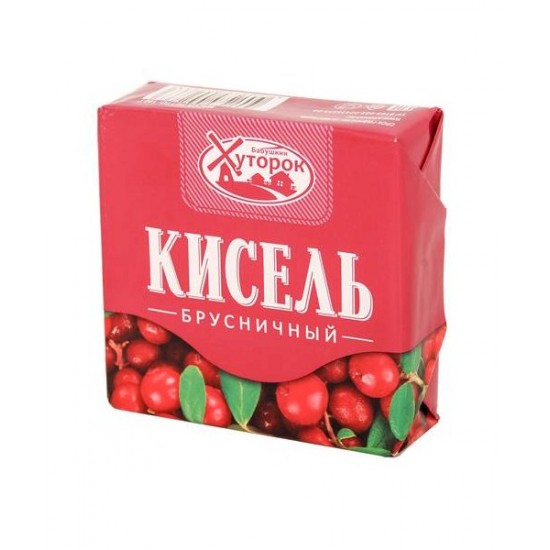 Кисель брусничный Бабушкин хуторок 180г