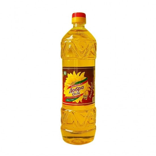 Масло нерафинированое Добра 1л