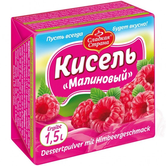 Кисель сладкая страна малина 225г