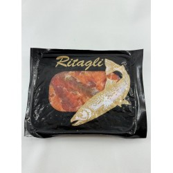 Обрезки лосося хол копчения заморозка 500г